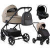 Коляска 3 в 1 Tutis Enzo с автокреслом Elo Lux EduSky, Dune