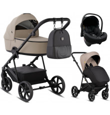 Коляска 3 в 1 Tutis Enzo с автокреслом Elo Lux EduSky, Dune