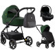 Коляска 3 в 1 Tutis Enzo с автокреслом Elo Lux EduSky, Moss