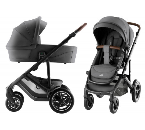 Коляска 3 в 1 Britax Roemer Smile 5Z Style и автокресло Baby-Safe Core Space Black, Mineral Grey