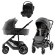 Коляска 3 в 1 Britax Roemer Smile 5Z Style и автокресло Baby-Safe Core Space Black, Mineral Grey