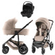 Коляска 3 в 1 Britax Roemer Smile 5Z Style и автокресло Baby-Safe Core Space Black, Teak