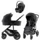 Коляска 3 в 1 Britax Roemer Smile 5Z Style и автокресло Baby-Safe Pro Classic Deep Black, Carbon Black