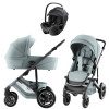 Коляска 3 в 1 Britax Roemer Smile 5Z Style и автокресло Baby-Safe Pro Classic Deep Black, Harbor Blue