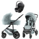 Коляска 3 в 1 Britax Roemer Smile 5Z Style и автокресло Baby-Safe Pro Classic Deep Black, Harbor Blue