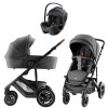 Коляска 3 в 1 Britax Roemer Smile 5Z Style и автокресло Baby-Safe Pro Classic Deep Black, Mineral Grey