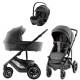 Коляска 3 в 1 Britax Roemer Smile 5Z Style и автокресло Baby-Safe Pro Classic Deep Black, Mineral Grey