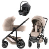 Коляска 3 в 1 Britax Roemer Smile 5Z Style и автокресло Baby-Safe Pro Classic Deep Black, Teak