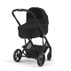 Коляска 2 в 1 Cybex Balios S Lux BLK 2025 (с дождевиками), Moon Black