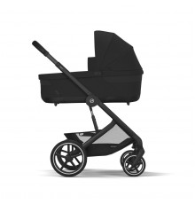 Коляска 2 в 1 Cybex Balios S Lux BLK 2025 (с дождевиками), Moon Black