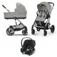 Коляска 3 в 1 Cybex Balios S Lux SLV 2025 (с дождевиками), Stone Grey