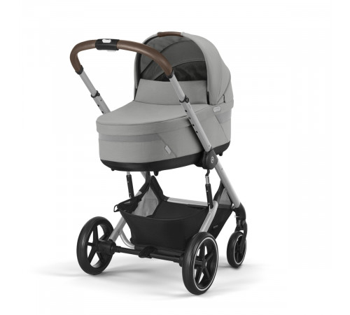 Коляска 2 в 1 Cybex Balios S Lux SLV 2025 (с дождевиками), Stone Grey