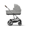 Коляска 2 в 1 Cybex Balios S Lux SLV 2025 (с дождевиками), Stone Grey
