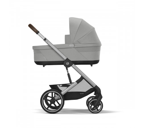 Коляска 2 в 1 Cybex Balios S Lux SLV 2025 (с дождевиками), Stone Grey
