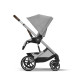 Коляска 2 в 1 Cybex Balios S Lux SLV 2025 (с дождевиками), Stone Grey