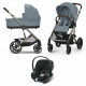 Коляска 3 в 1 Cybex Balios S Lux TPE 2025 (с дождевиками), Stormy Blue