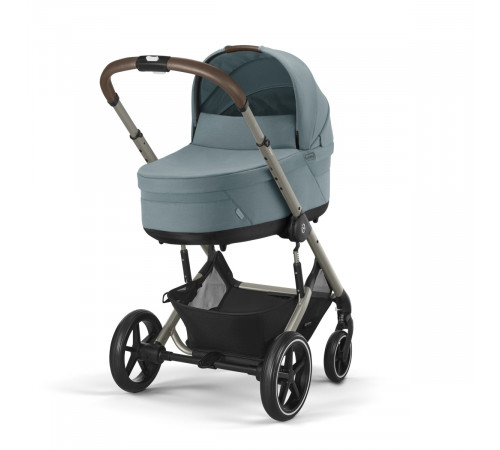 Коляска 2 в 1 Cybex Balios S Lux TPE 2025 (с дождевиками), Stormy Blue 