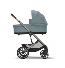 Коляска 2 в 1 Cybex Balios S Lux TPE 2025 (с дождевиками), Stormy Blue 