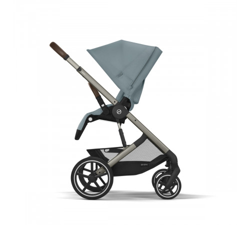 Коляска 3 в 1 Cybex Balios S Lux TPE 2025 (с дождевиками), Stormy Blue