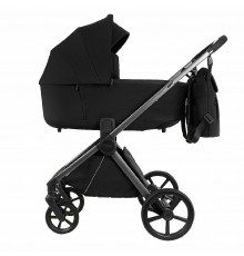 Коляска 3 в 1 Pituso Teffy, Caviar Black шасси Graphite с автокреслом Pituso Santiso Pro Black