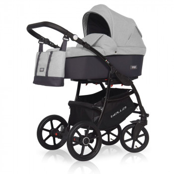 Коляска 2 в 1 Riko Basic Bella, 01 (Cерый - Графит)