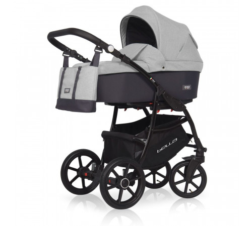 Коляска 2 в 1 Riko Basic Bella, 01 (Cерый - Графит)