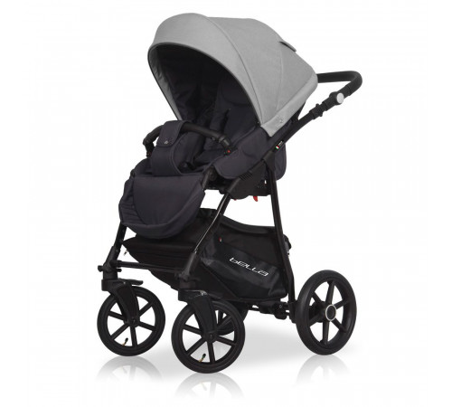 Коляска 2 в 1 Riko Basic Bella, 01 (Cерый - Графит)
