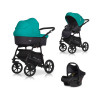 Коляска 3 в 1 Riko Basic Bella, 03 (Cерый - Малахит) Коляска 3 в 1 Riko Basic Bella, 03 (Cерый - Малахит)