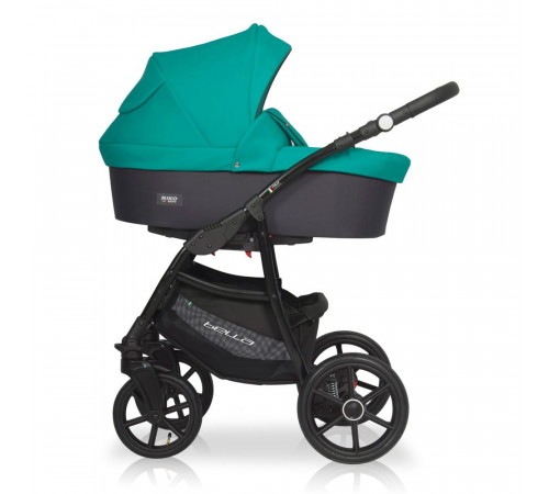 Коляска 2 в 1 Riko Basic Bella, 03 (Cерый - Малахит)