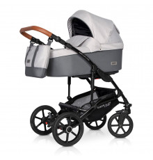 Коляска 2 в 1 Riko Basic Bella Life, 01 - Grey Fox (Серый)