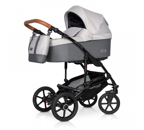 Коляска 2 в 1 Riko Basic Bella Life, 01 - Grey Fox (Серый)
