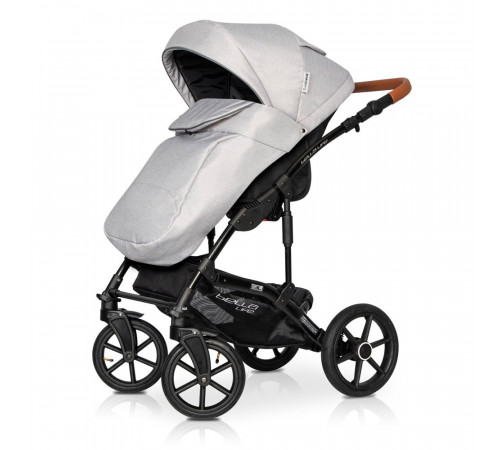 Коляска 2 в 1 Riko Basic Bella Life, 01 - Grey Fox (Серый)