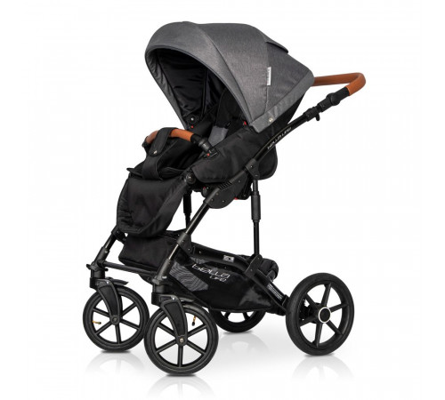 Коляска 2 в 1 Riko Basic Bella Life, 06 - Anthracite (Графит)