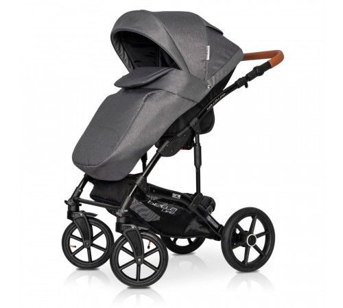 Коляска 2 в 1 Riko Basic Bella Life, 06 - Anthracite (Графит)