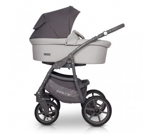 Коляска 2 в 1 Riko Basic Bella Pastel, 01 (Серый)