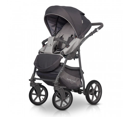Коляска 2 в 1 Riko Basic Bella Pastel, 01 (Серый)