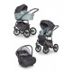 Коляска 3 в 1 Riko Basic Bella Pastel, 02 (Ментоловый)