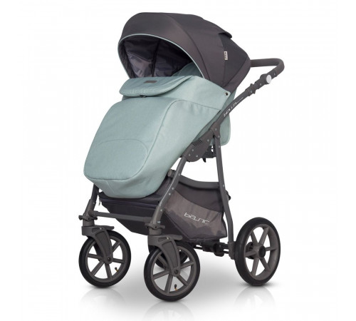 Коляска 3 в 1 Riko Basic Bella Pastel, 02 (Ментоловый)
