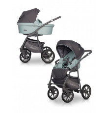 Коляска 2 в 1 Riko Basic Bella Pastel, 02 (Ментоловый)