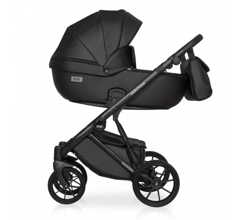 Коляска 3 в 1 Riko Basic Montana Ecco, 12 - Black (Черный)