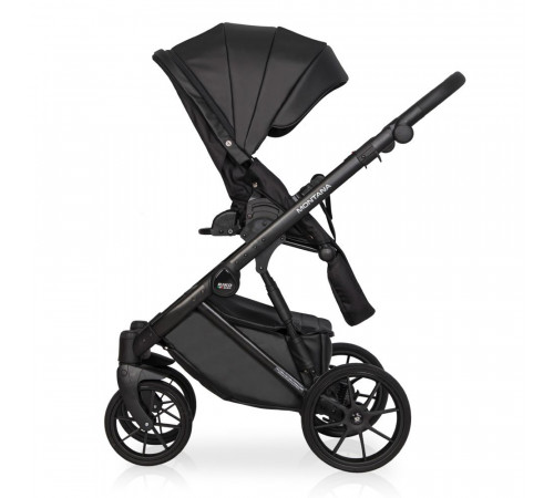 Коляска 3 в 1 Riko Basic Montana Ecco, 12 - Black (Черный)