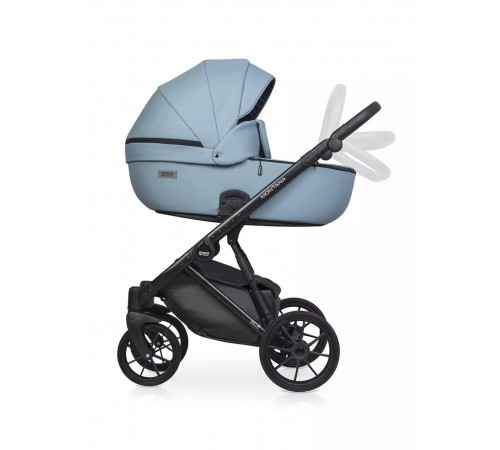 Коляска 2 в 1 Riko Basic Montana Ecco, 16 - Blue (Голубой)