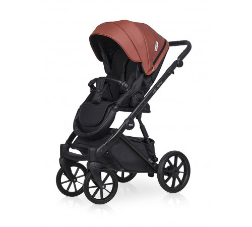 Коляска 3 в 1 Riko Basic Montana Ecco, 17 - Maroon (Красный) 