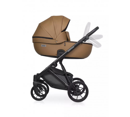 Коляска 2 в 1 Riko Basic Montana Ecco, 18 - Caramel (Коричневый)