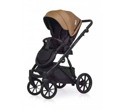 Коляска 2 в 1 Riko Basic Montana Ecco, 18 - Caramel (Коричневый)