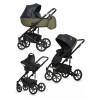 Коляска 3 в 1 Riko Basic Ozon, 02 (Черно-зеленый)
