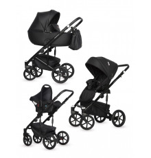 Коляска 3 в 1 Riko Basic Ozon, 06 (Черный)