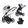 Коляска 3 в 1 Riko Basic Pacco, Grey Fox 05 (серый-белый) Коляска 3 в 1 Riko Basic Pacco, Grey Fox 05 (серый-белый)