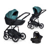 Коляска 3 в 1 Riko Basic Pacco, Lagoon 03 (Бирюзовый - Черный) Коляска 3 в 1 Riko Basic Pacco, Lagoon 03 (Бирюзовый - Черный)