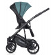 Коляска 3 в 1 Riko Basic Pacco, Lagoon 03 (Бирюзовый - Черный)